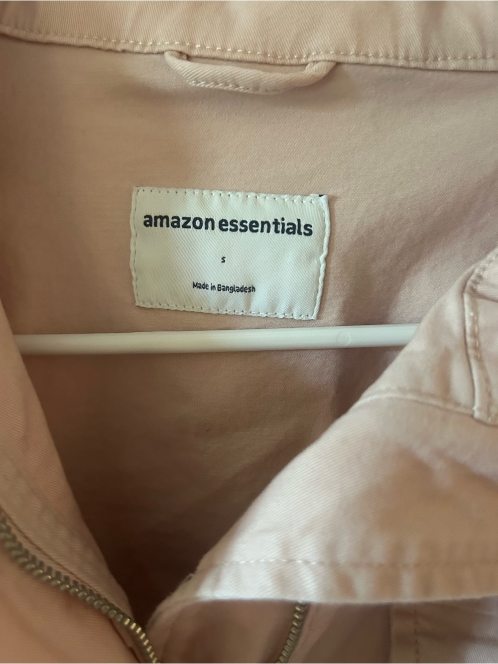Amazon Essentials Blush Pink Utility Jacket with Flap Pockets - Picture 6 of 8